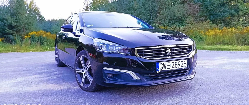 Peugeot 508 cena 49999 przebieg: 213530, rok produkcji 2015 z Olesno małe 46